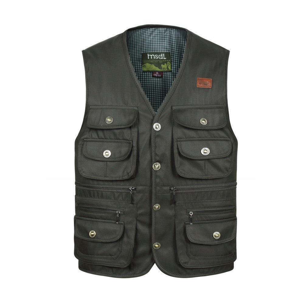 New men's leisure and fashionable vest for the elderly