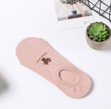 Summer CAT Warm Comfortable Cotton Girl Women's Socks Ankle Low Female