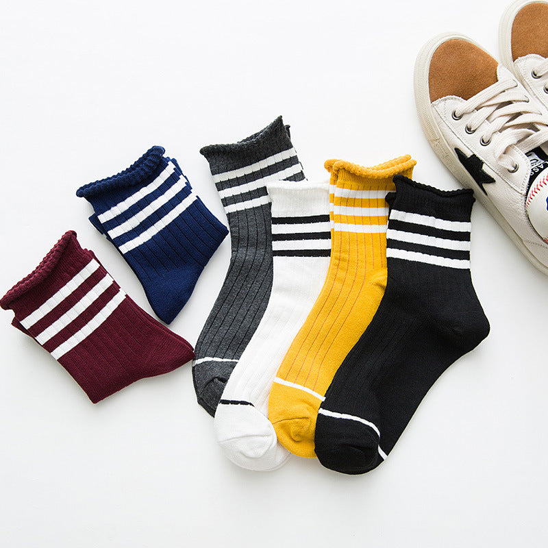Women's Cotton Socks Japanese Academic Style