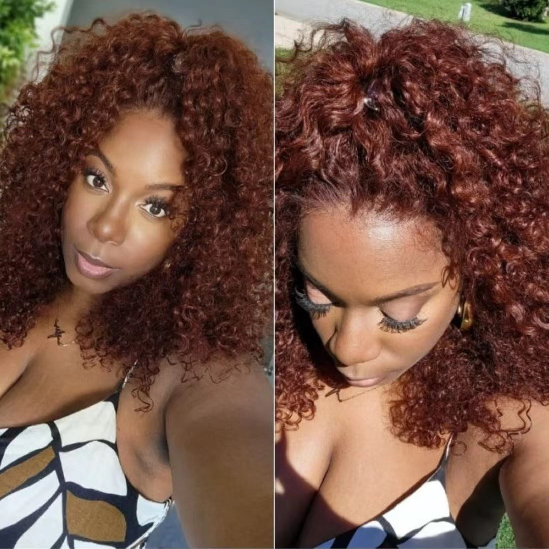 Fluffy Big Wave Half Headgear Wig