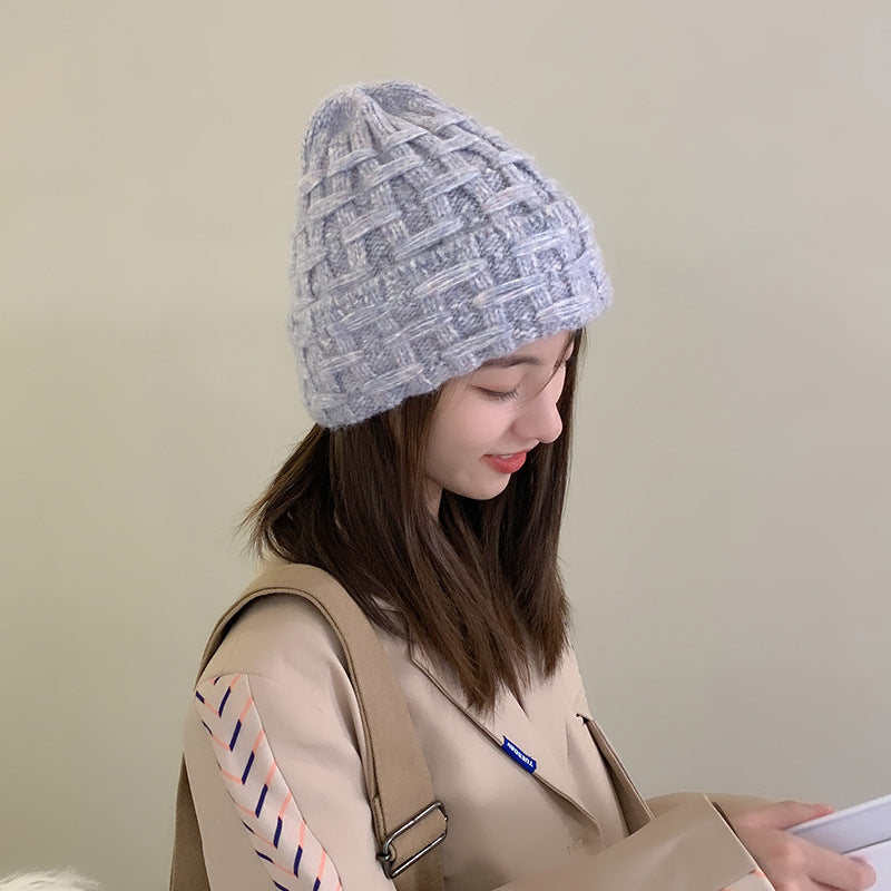 Women's Japanese Cute Warm Knitted Woolen Hat
