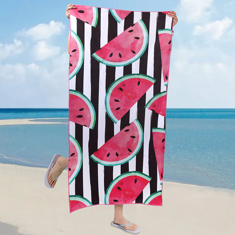 70150 Heat Transfer Printing Microfiber Shawl Portable Quick-drying Bath Towel