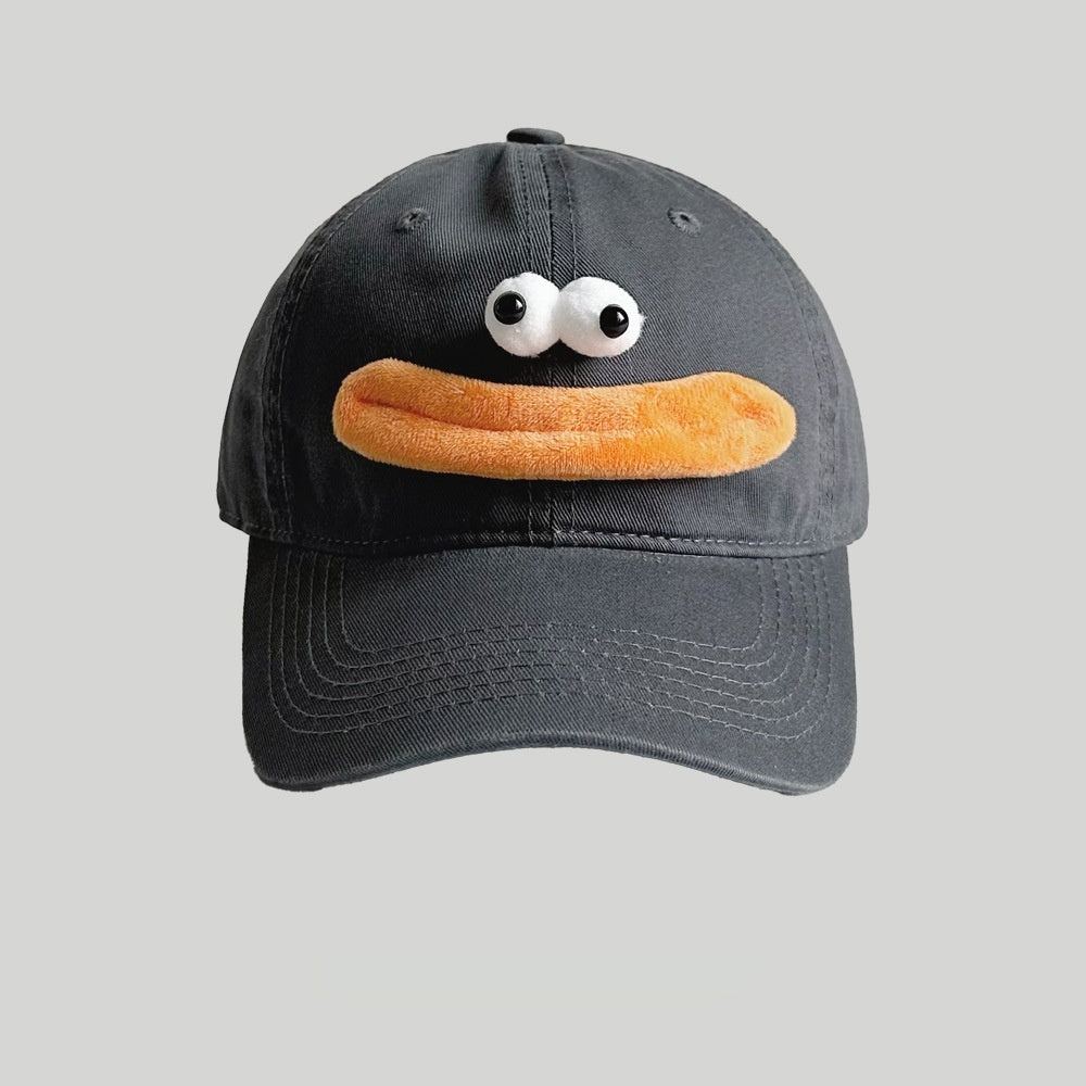 Women's Korean-style Cute Cartoon Peaked Cap