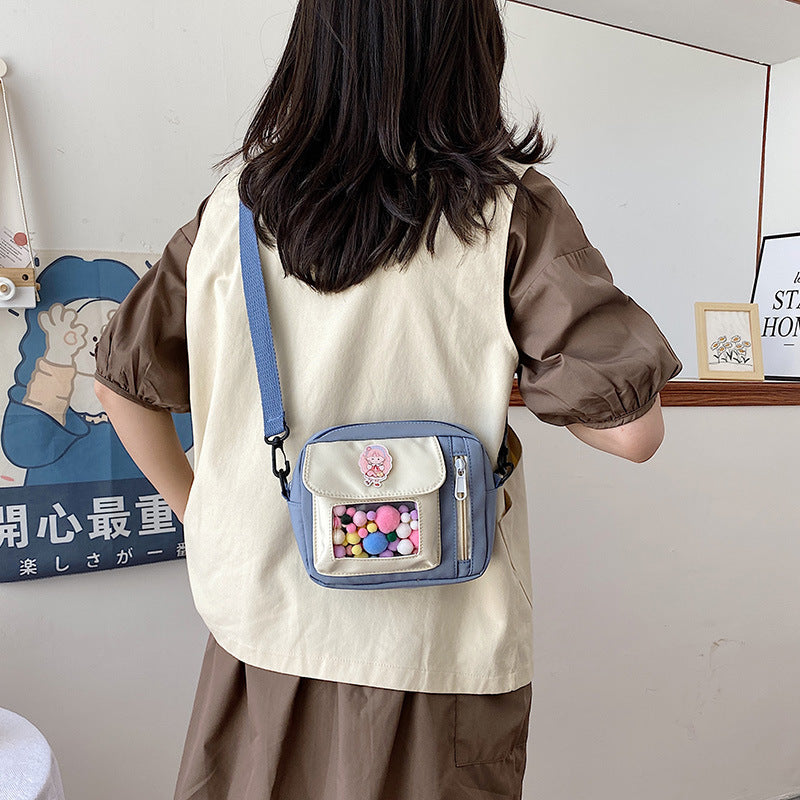 New Nylon Women's Literary Cute Shoulder Messenger Bag