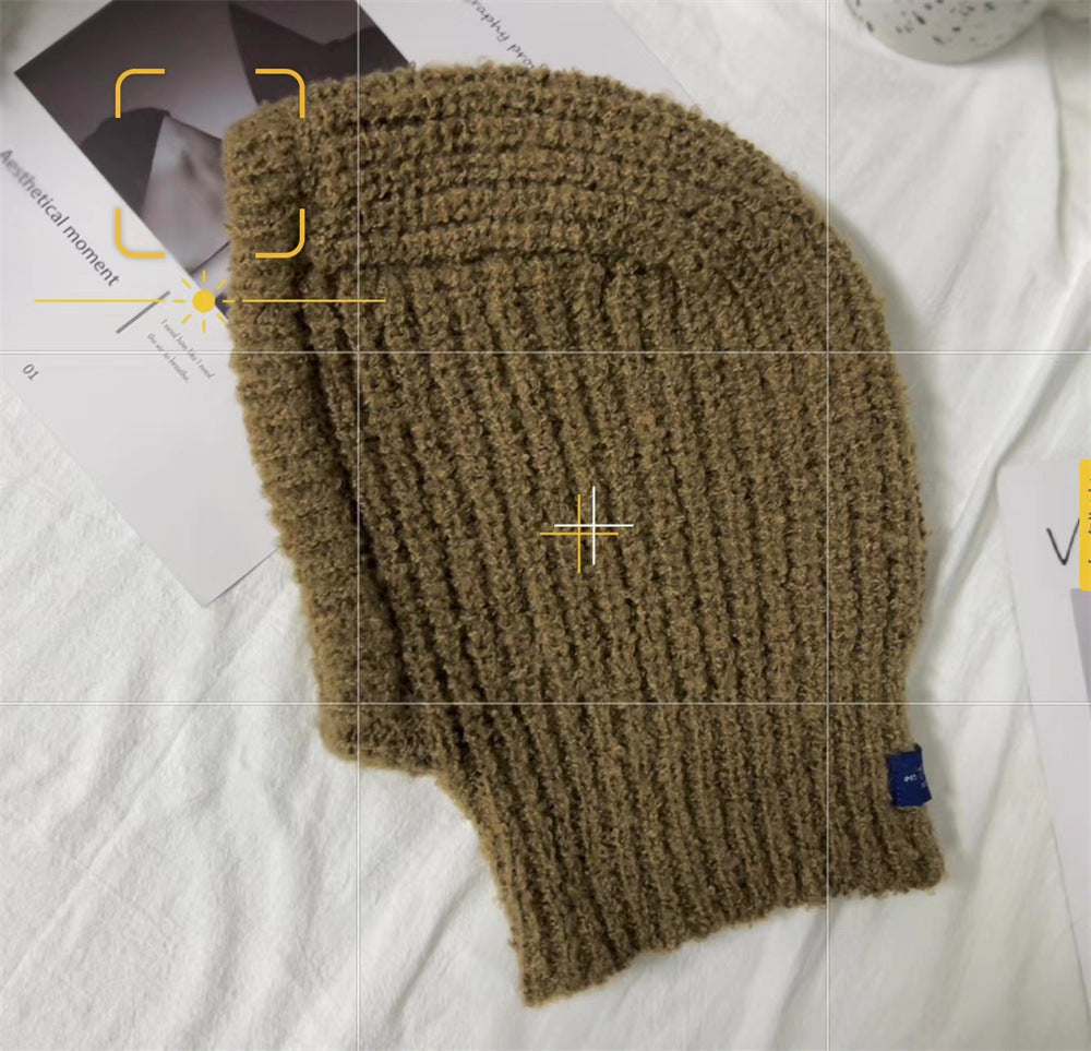 One-piece Bib Pullover Hat