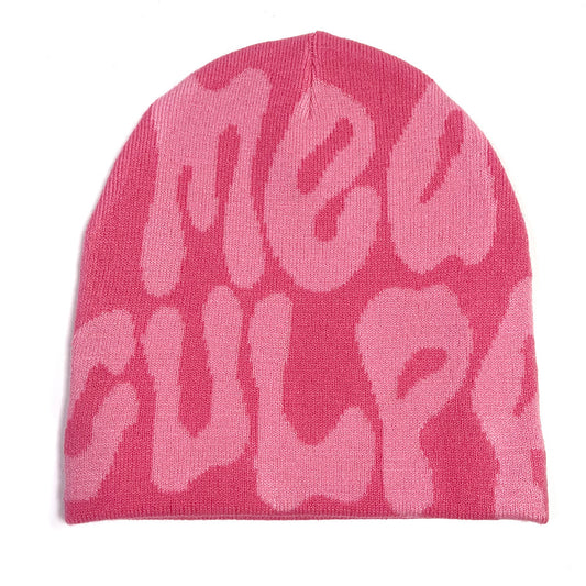 Jacquard Double-sided Acrylic Knitted Hat Without Curling Edges