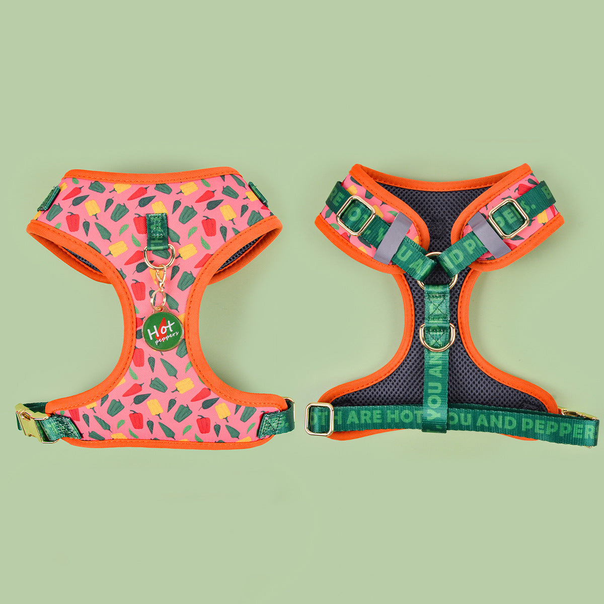 Fashionable Breathable Adjustable Dog Breast Strap