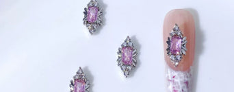 Zircon Nail Art Accessories Bow Heart Moon Irregular Multi-category