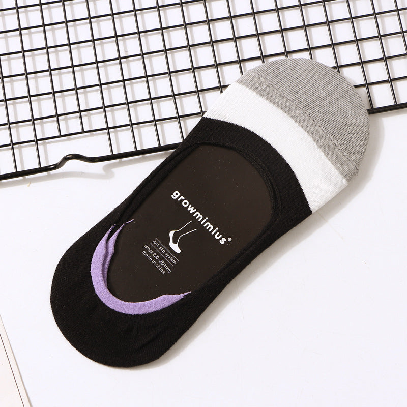 Silicone invisible non-slip female socks