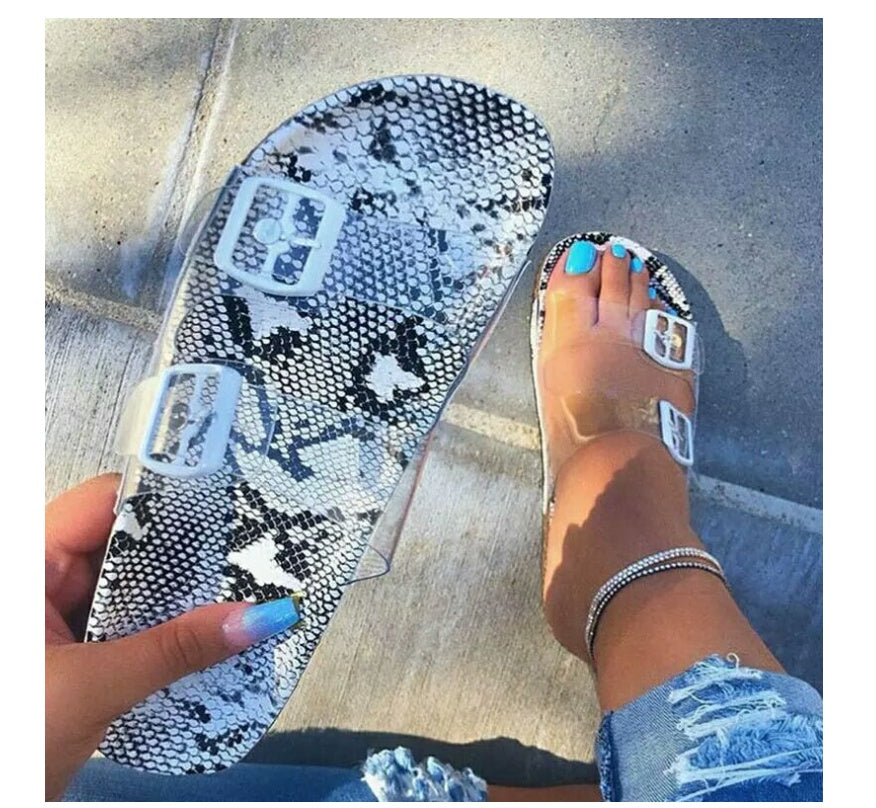 Crystal shoes slippers beach shoes
