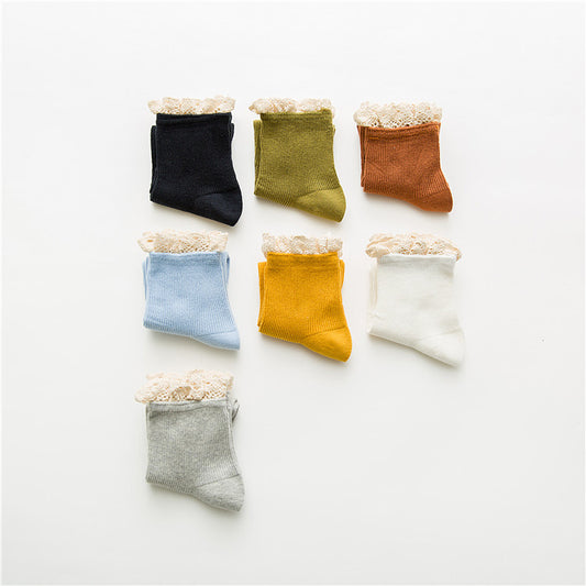 Lace girl socks