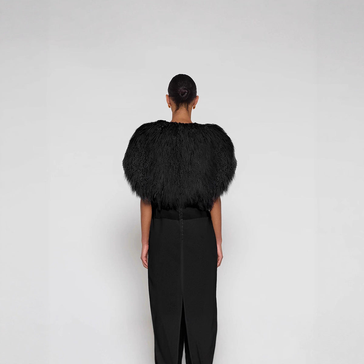 Autumn And Winter Fur Coat Female Cape And Shawl Imitation Fur Artificial Wool Props
