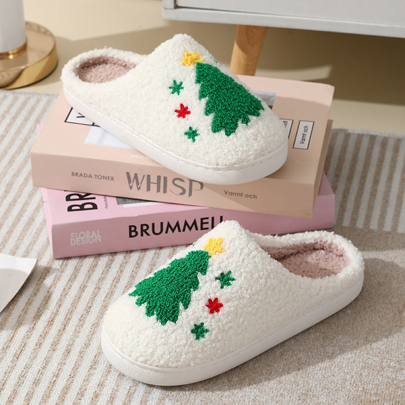 Home Warm Winter Cotton Slippers Thick Non-slip