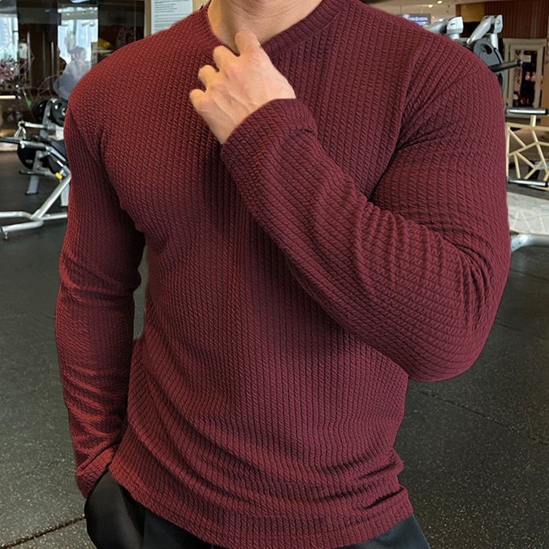 Sweater Men's Fashion Knitted Long Sleeve Top