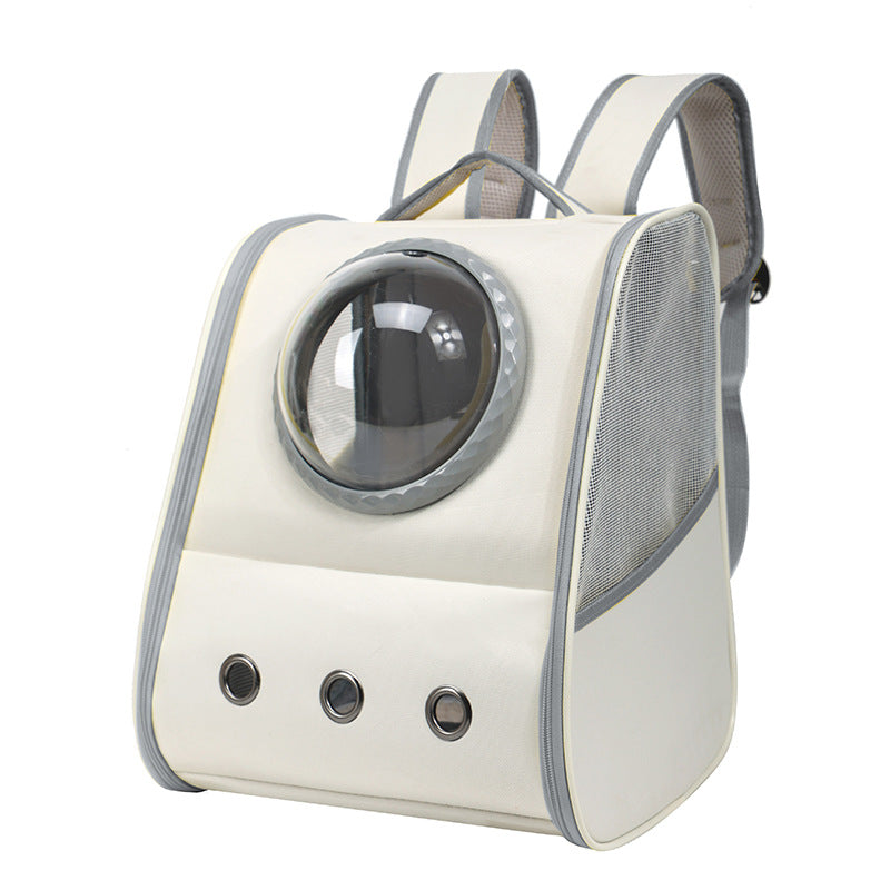 Space Capsule Large Capacity Breathable Pet Backpack For Going Out
