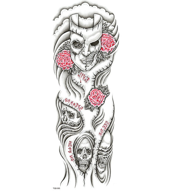 Full arm full arm waterproof tattoo sticker