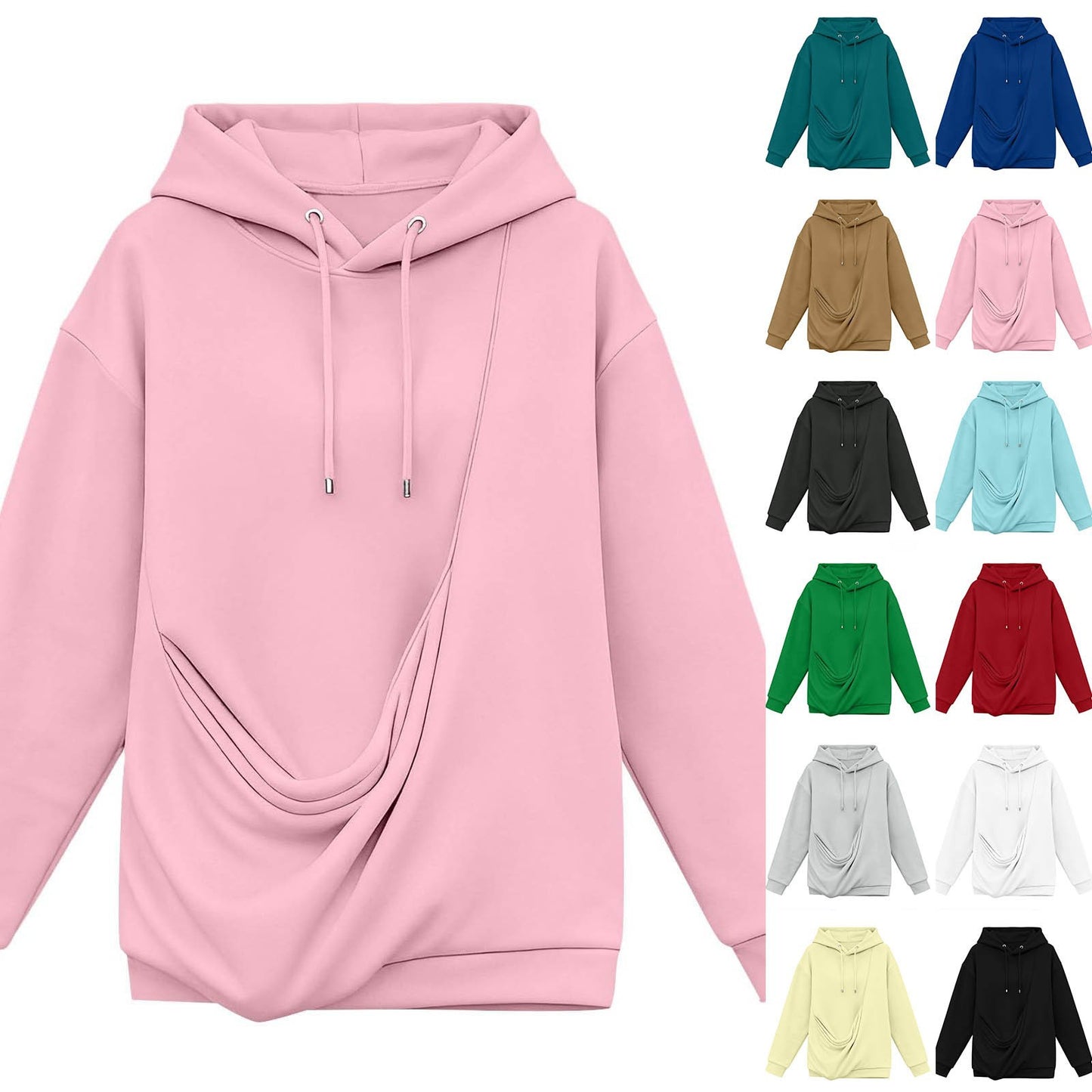 Cross-border Womens Clothing Loose-fitting Casual Sweatshirts