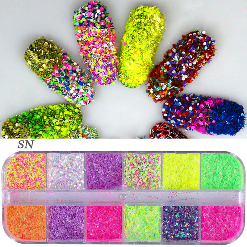 Neglelak med glitter