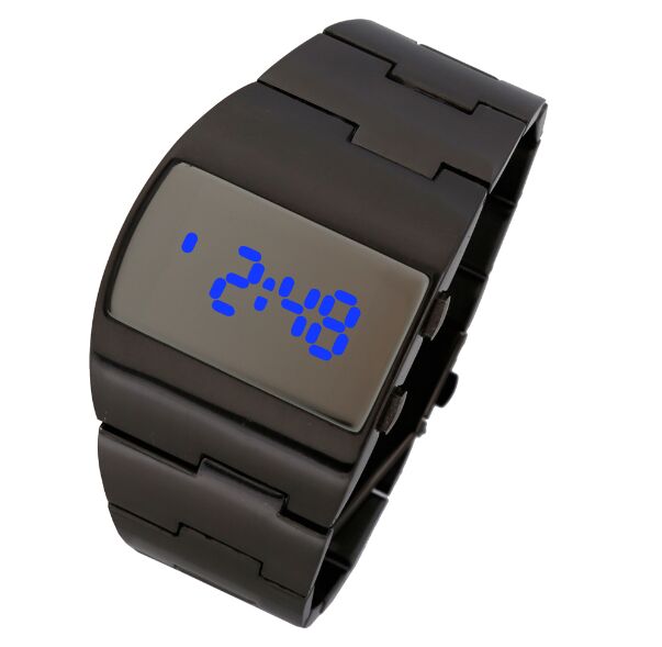 Iron Man LED electronic watch steel belt men's watch
