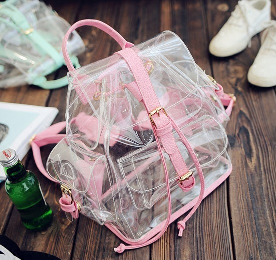 Fashionable wild small  shoulder jelly bag