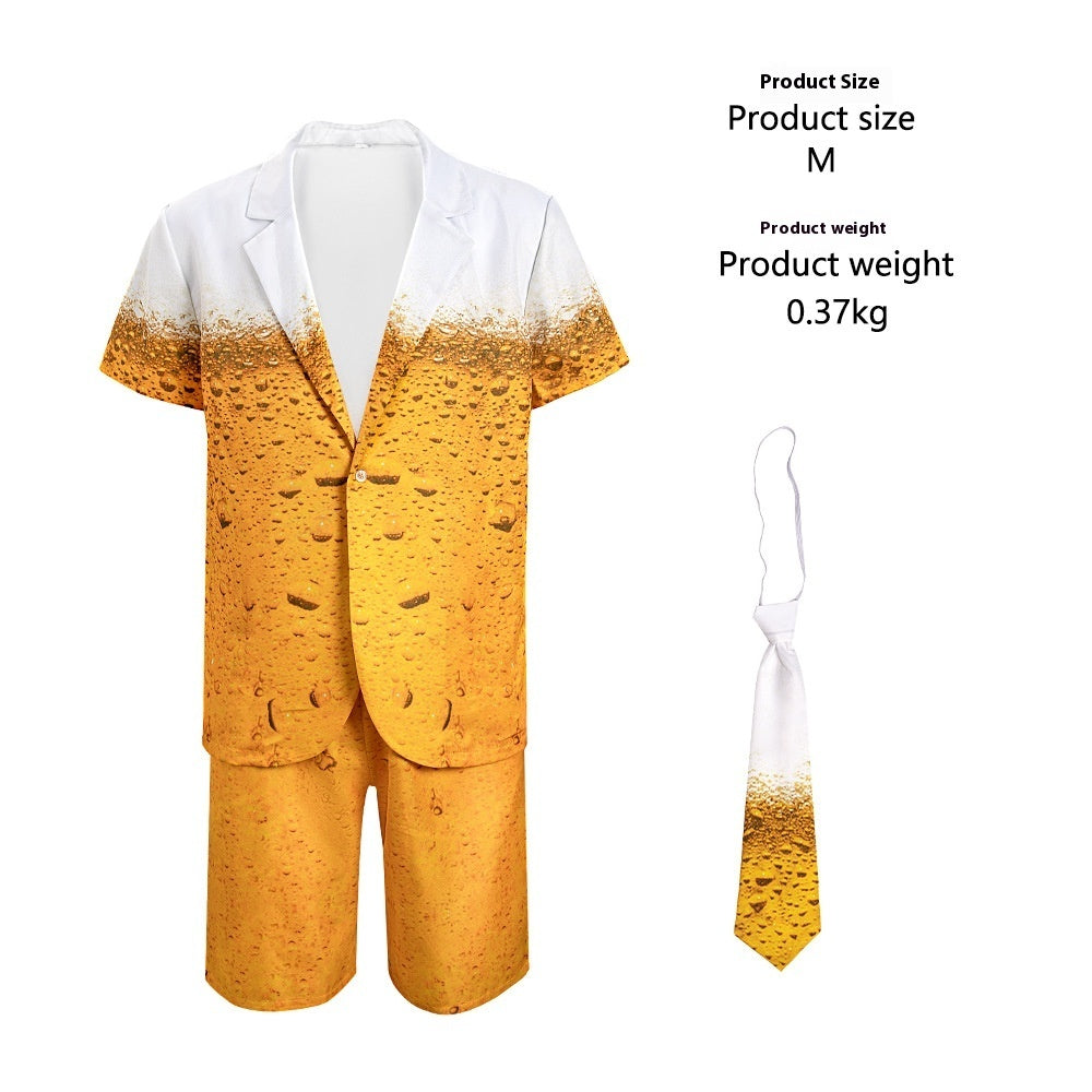 Men's Costume Cos Stage Wear Carnival Suit Beer Suit