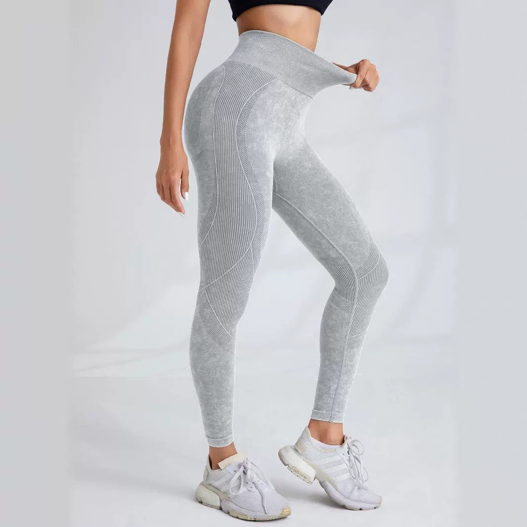 Sports Cycling Pants Quick-drying Yoga Pants High Waist Hip Lift Slim Fit Fitness Pants