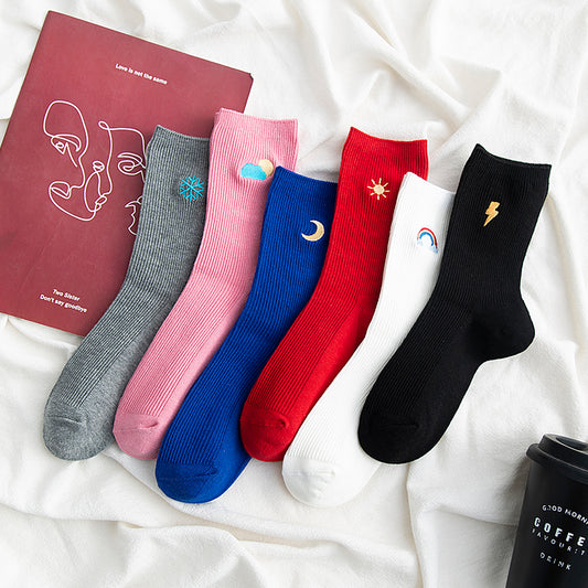 Pile socks in the middle