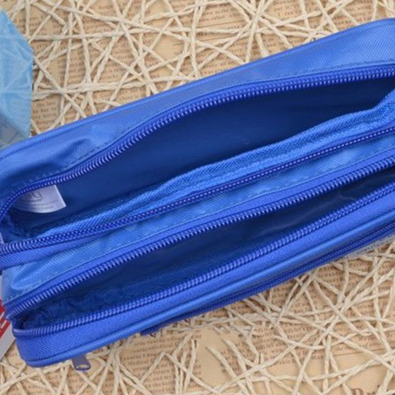 Multifunctional double-layer pencil case student