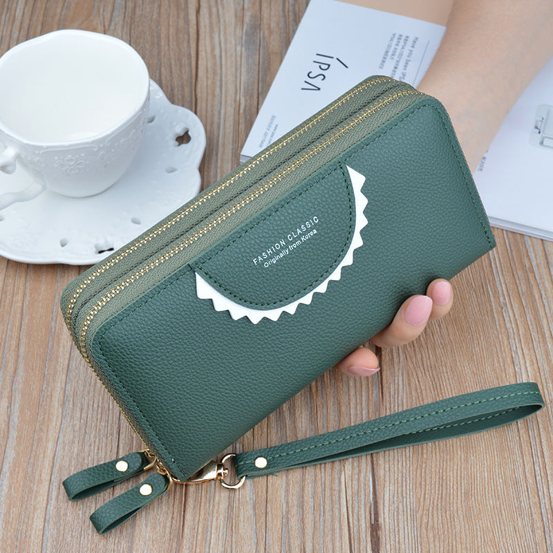 Double zip wallet