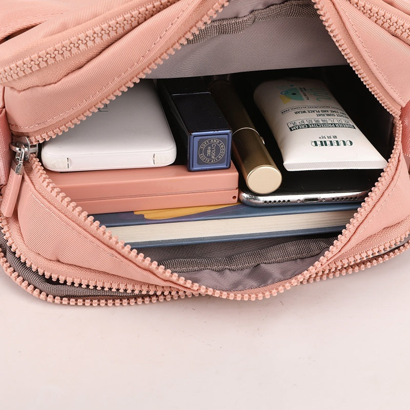 Simple Nylon Small Square Bag For Women