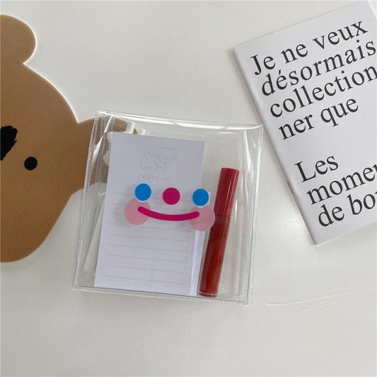 Transparent winding storage bag