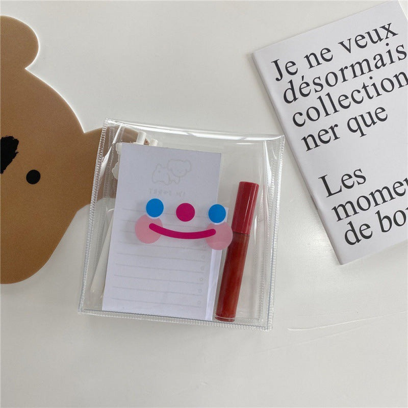 Transparent winding storage bag