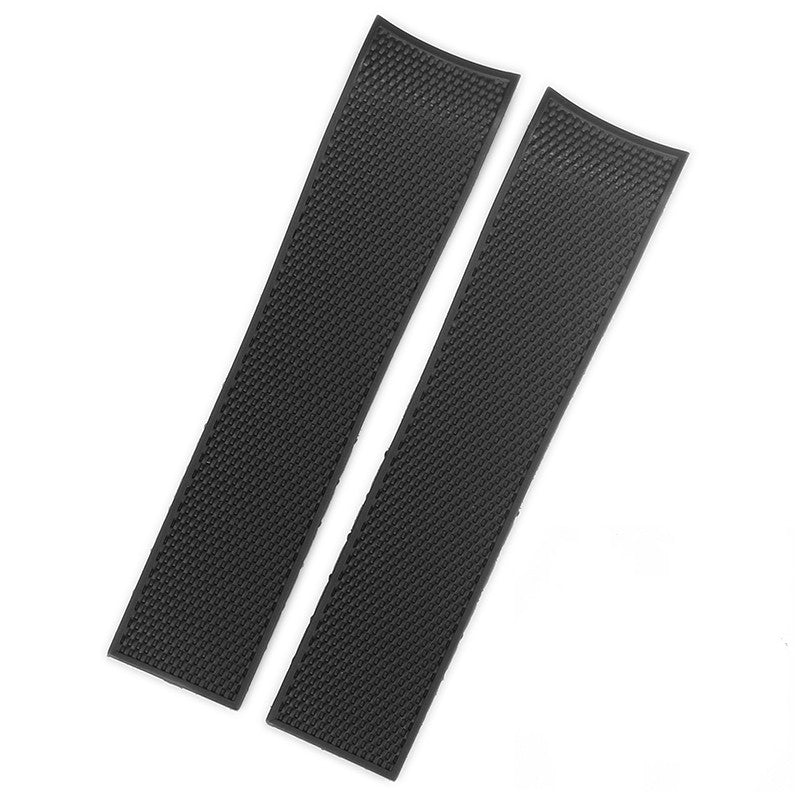 Men's sports diving silicone rubber watch strap