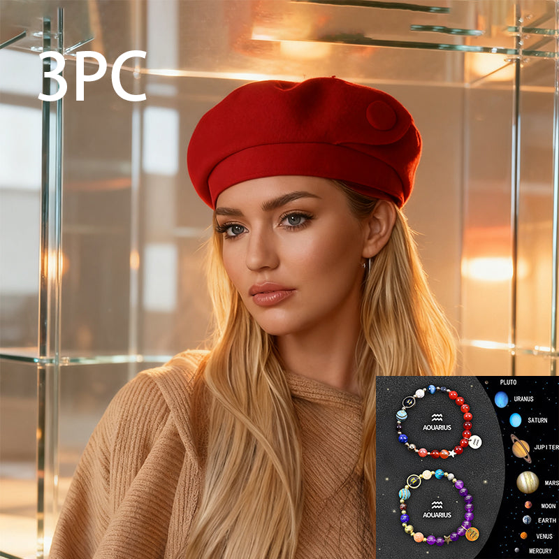 British-style Casual Painter Hat That Is Versatile And Can Show Off Your Face
