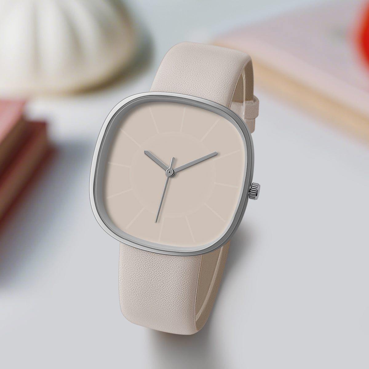 Niche High Sense Women's Cube Sugar Silicone Watch