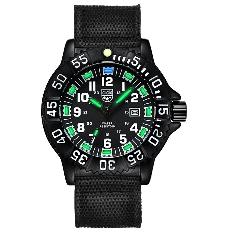 Outdoor sports luminous watch