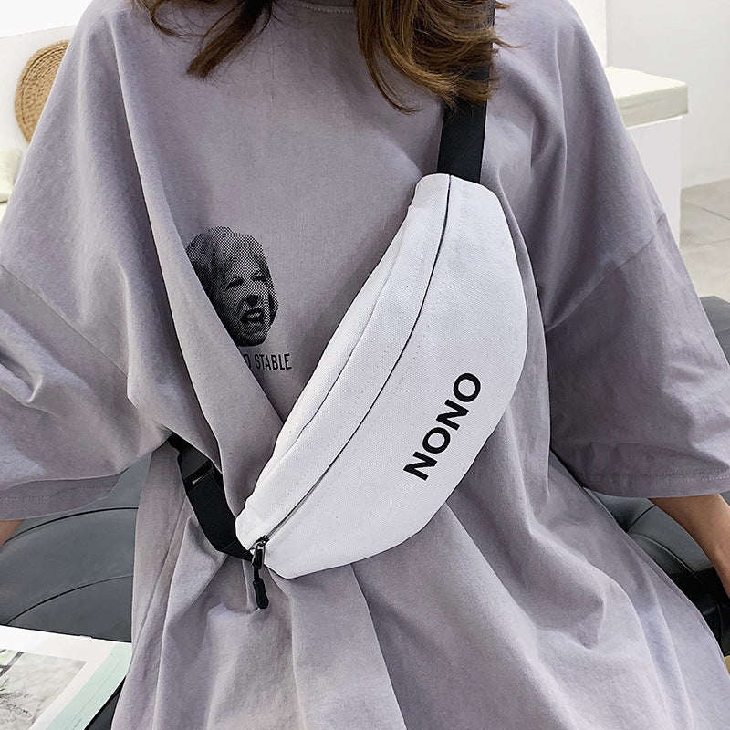 Canvas chest bag