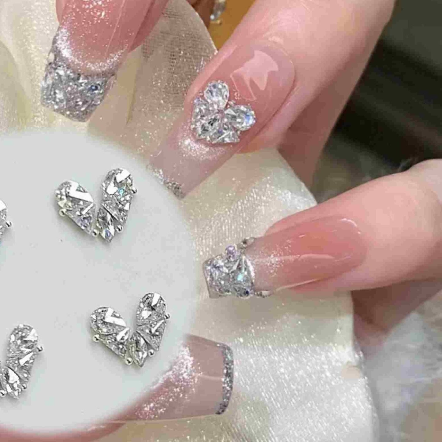 Materialepakke med diamantneglekunst og diamantzirkon – Bærbart tilbehør