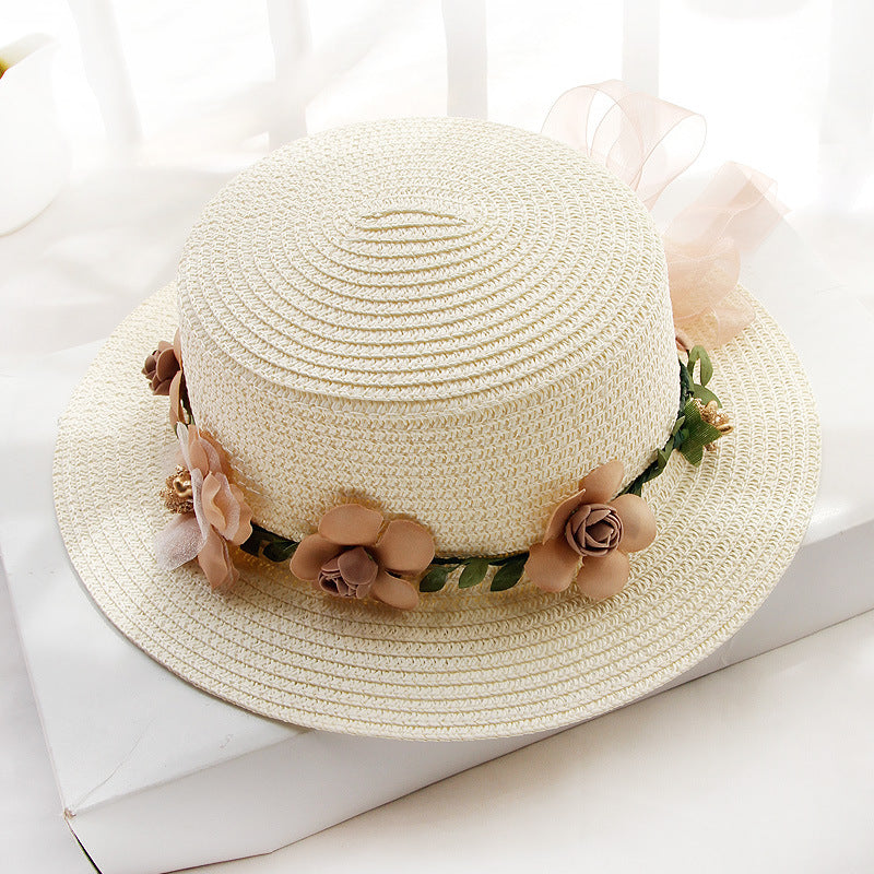 Women's Sun Garland Beach Outdoor Top Hat Sun Protection