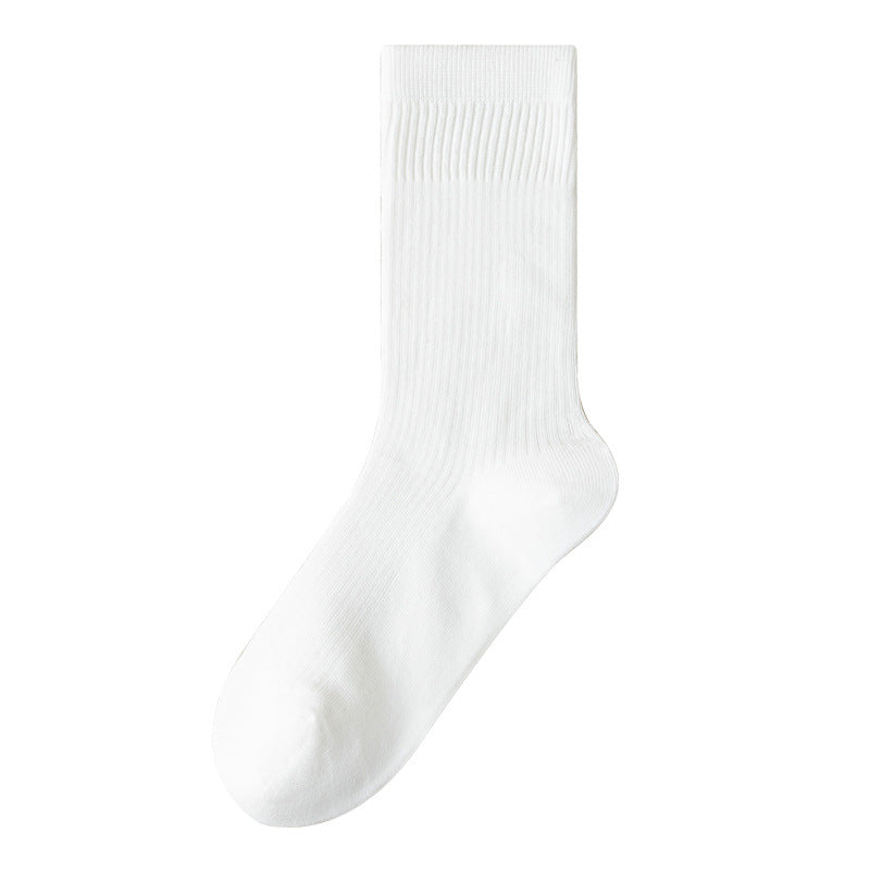 Women's Cotton Macarons Solid Color Socks