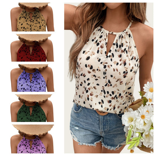 Simple Printed Beautiful-Back Camisole For Women