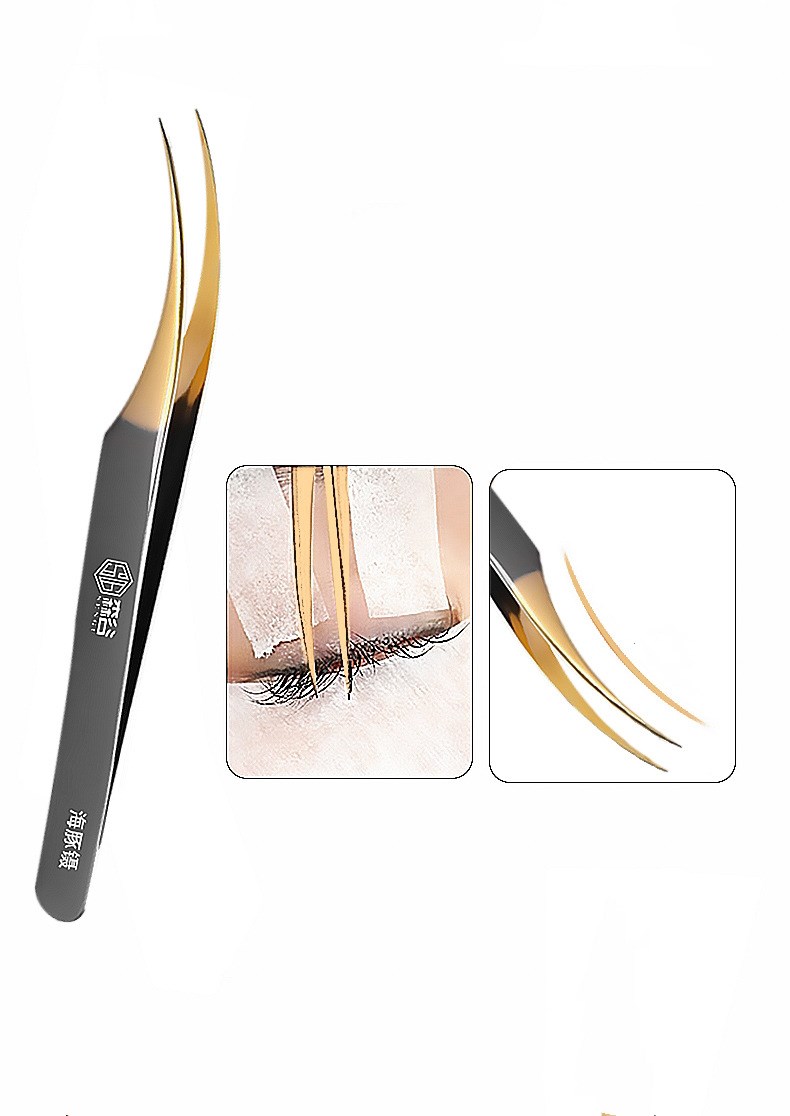 New Alloy Eyelash Extension Tweezers Special Tool Set For Eyelash Artist
