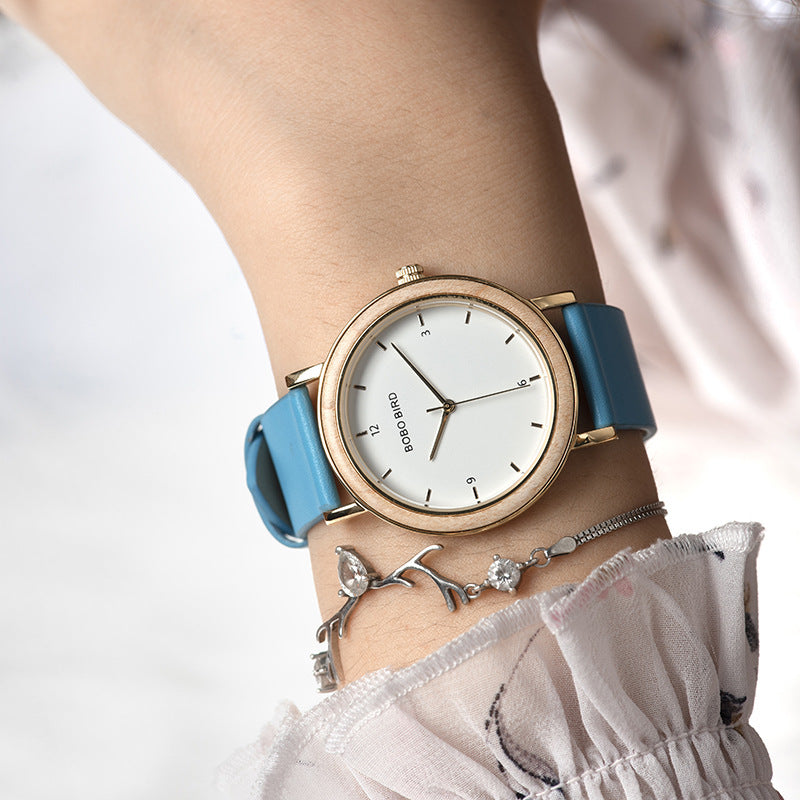 BOBOBIRD new elegant women's advanced stainless steel Japanese movement niche watch