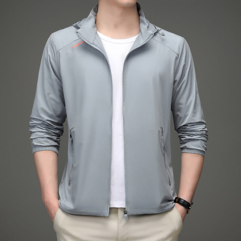 Men's Outdoor Sun Protection Clothing Ice Silk Quick-drying Clothes
