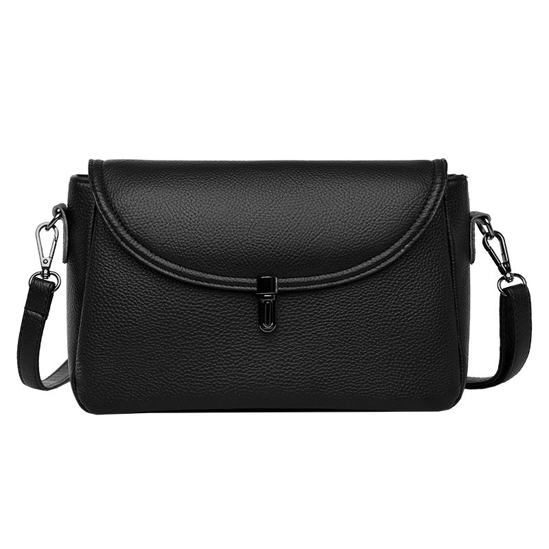 Versatile Large Capacity Top Layer Cow Leather Female