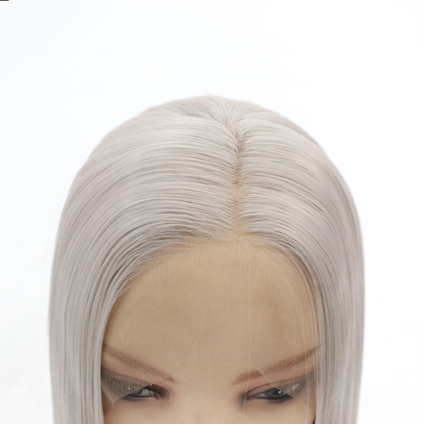 Front Lace Full Top Wig Head Cover Fashion Middle Point