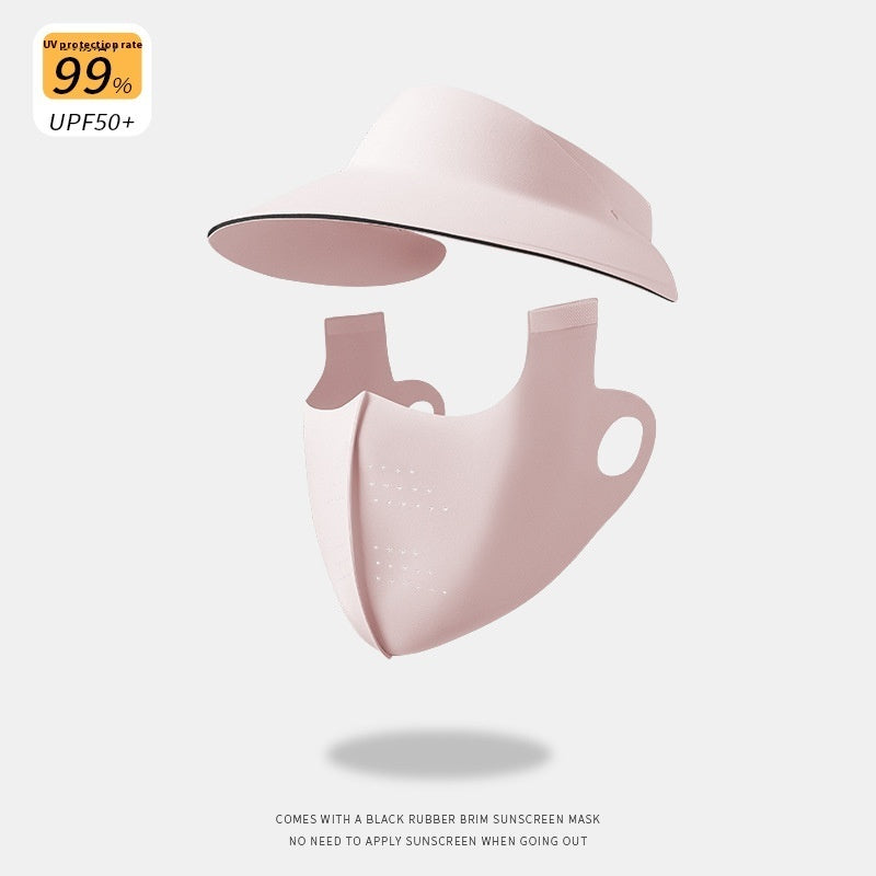 Top Sun Hat Women's UV Protection Summer Face Mask Face Mask