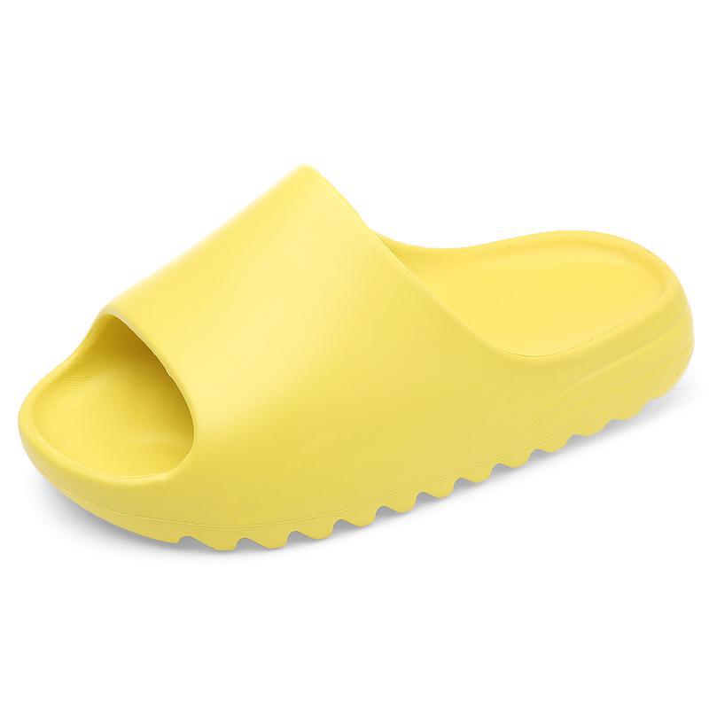 Children Stepping On Shit Slippers Wearing Thick Soles