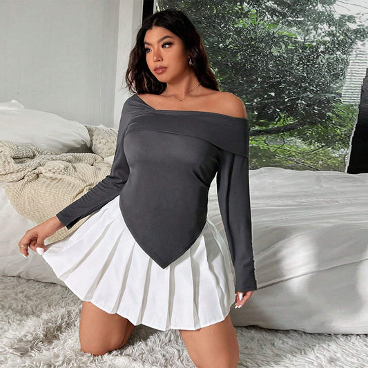 Elegant og forførende off-shoulder sexet croptop