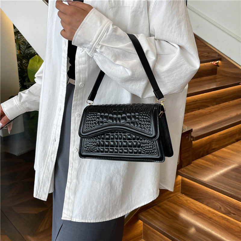 Pattern Shoulder Commuter Western Style Messenger Bag